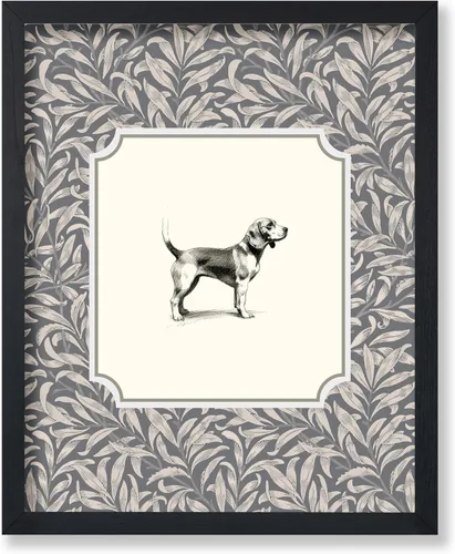 Vista 23 de Poster Master Póster Vintage de Cocker Spaniel Inglés - Impronta Retro de Perro - Arte Floral - Arte de Cachorros - Arte para Amantes de Animales