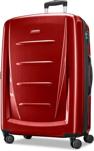 Vista 51 de Samsonite Winfield 2 Equipaje rígido con ruedas giratorias, Carbón vegetal, Grande de 28 pulgadas, a cuadros