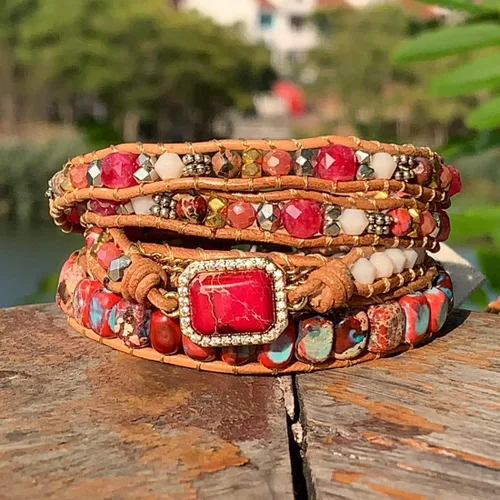 Vista 2 de YGLINE - Impresionante colección de pulseras de cuero hechas a mano