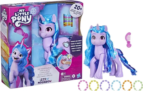 Vista 10 de Juguetes de My Little Pony: Make Your Mark Izzy Moonbow See Your Sparkle con Sonidos, Música y Luces