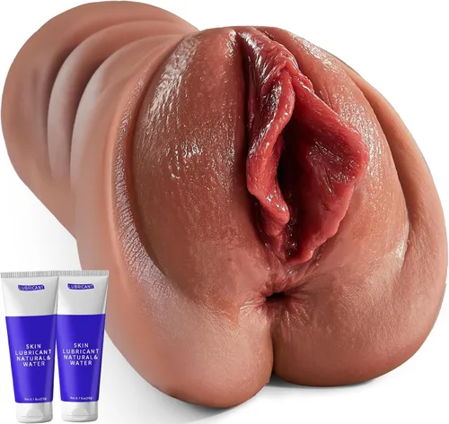 Vista 9 de BIG SHOCKED Masturbador masculino de bolsillo, canal carnoso de triple textura y TPE suave y elástico, juguete sexual masculino, juguetes sexuales