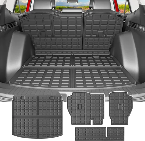 Vista 15 de powoq - Alfombrilla para maletero compatible con Honda CRV 2012-2016, revestimiento para cajuela TPE, alfombrilla de carga de repuesto para Honda