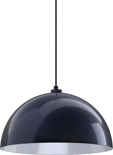 Vista 120 de Steel Lighting Co. Melrose - Lámpara colgante Montada en el techo Cúpula redonda de 18 pulgadas Estilo moderno contemporáneo de granja