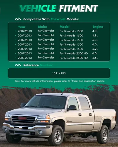 Vista 6 de SCITOO Manija de puerta interior compatible con Chevy 2007-2013 para Silverado 1500 negro interior interior 1 pieza manija de repuesto 15914995