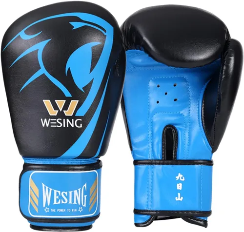 Vista 14 de Wesing - Guantes de boxeo profesionales para hombres y mujeres, guantes de boxeo para kickboxing, guantes de entrenamiento para adultos y niños