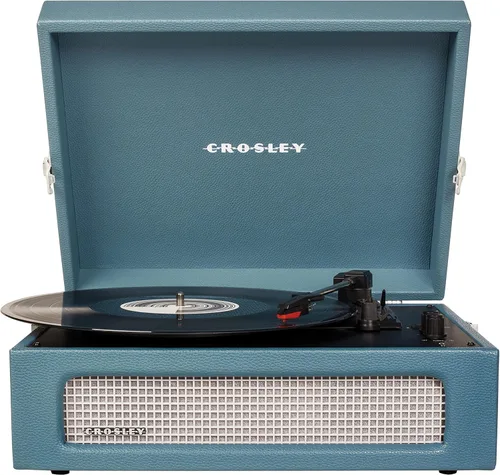 Vista 20 de Crosley CR8017B-DU Voyager Tocadiscos, Dune Duna