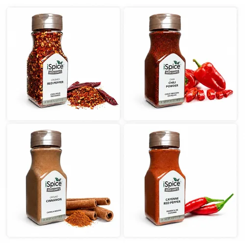 Vista 8 de iSpice Paquete de 24 Especias Gourmet - Colección Definitiva de Especias y Condimentos para Cocinar (Fusión de Cocina)