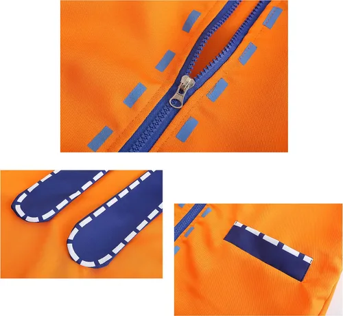 Vista 4 de Abrigo con capucha de conejo para mujer, disfraz de anime para cosplay
