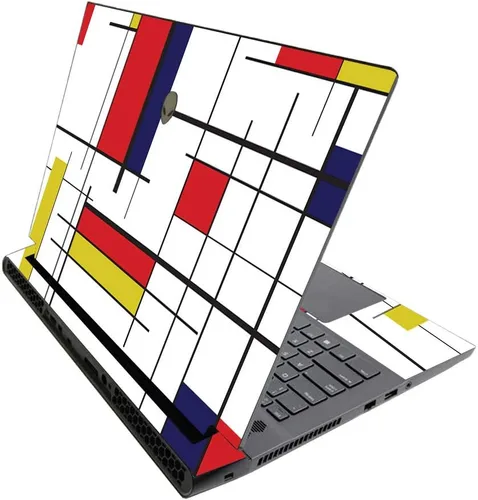 Vista 12 de MightySkins - Skin brillante con purpurina para Alienware M17 R3 (2020) y M17 R4 (2021) - Diversión de los años 90 Acabado duradero con purpurina