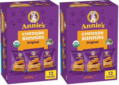 Vista 120 de Annie's Organic Chocolate Bunny Graham Snacks, 7.5 onzas