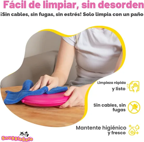 Vista 4 de Cama para mascotas, con almohadilla de calefacción para calentar en microondas
