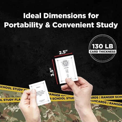 Vista 5 de Army Flashcards - Tarjetas didácticas para guardabosques 100 de los términos y conceptos más importantes del manual de guardabosques del ejército