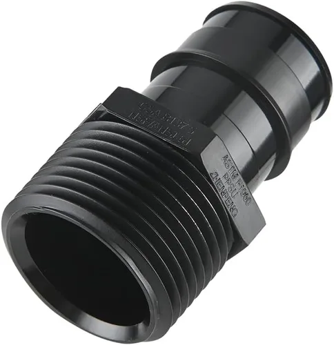 Vista 2 de 5 piezas EFIELD Pex-A Poly PPSU Expansión Adaptador 1" X1" Macho NPT Para tubería Pex A, ASTM F1960-PPSU1960060 (5)