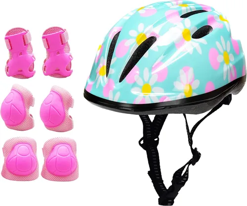 Vista 15 de Casco de bicicleta súperligero rosa para niñas pequeñas y bebés.