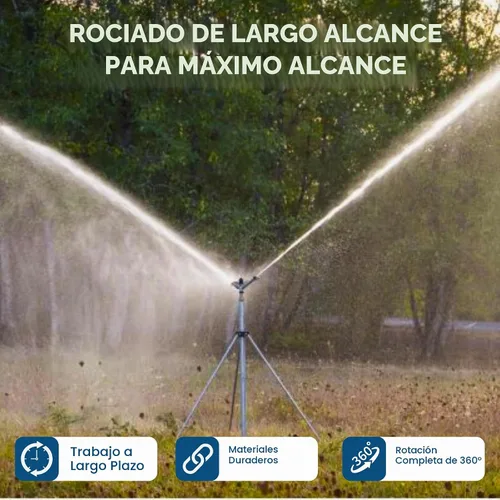 Vista 3 de Sime AMBOF Ambo - Rociador de impacto de círculo completo de 1-1/2 pulgadas con boquillas