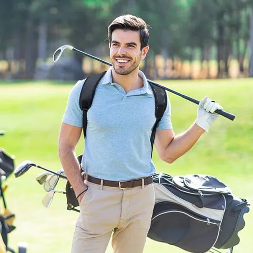 Vista 7 de Correas de repuesto para bolsa de golf, ajustables, impermeables, para bolsa de golf, correas de mochila de doble hombro, correa de transporte