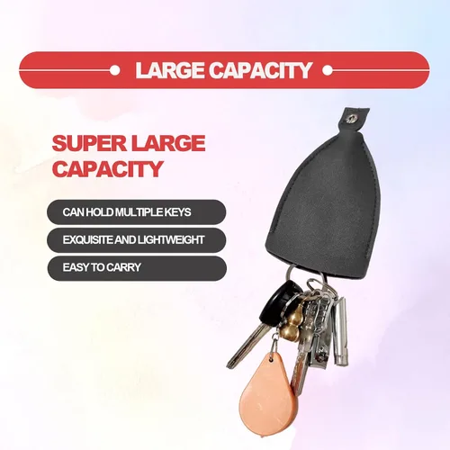 Vista 5 de Reative - Funda extraíble para llaves de automóvil, elegante y creativa, protector de llave de automóvil, funda protectora de cuero extraíble