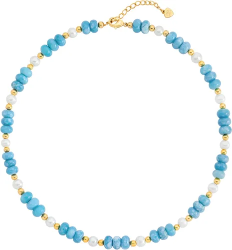 Vista 16 de CANEVINKA Gargantilla bohemia con cuentas chapada en oro de 18 quilates, collar con colgante de cuentas vintage, joyería hecha a mano para mujer