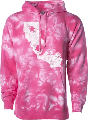 Vista 27 de Tcombo California State Map - Sudadera con capucha unisex Cali Bear