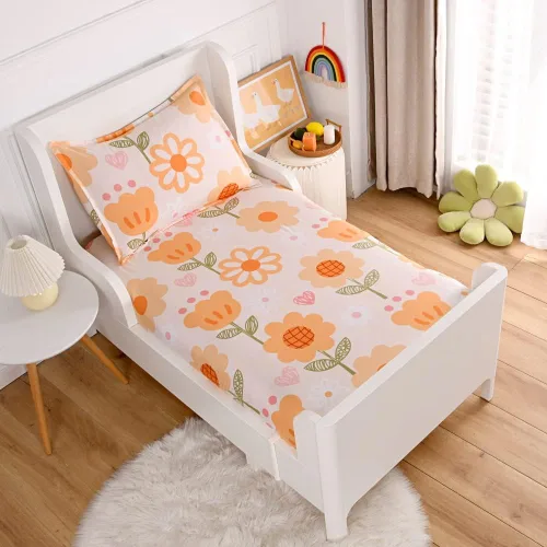 Vista 10 de Juego de 2 sábanas bajeras y fundas de almohada suaves para cama con bonitos patrones de cachorros, sábanas estampadas con patrón de perritos para 2