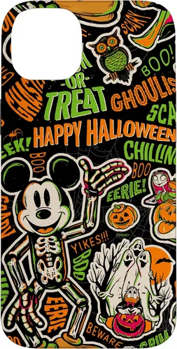 Vista 15 de Funda para iPhone 13 Pro Max Disney 100 Mickey Nightmare Before Christmas Halloween D100