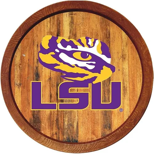 Vista 129 de The Fan Brands NCAA Alabama Crimson Tide: "Faux" - Letrero de barra del equipo deportivo, decoración para el hogar, dormitorio, garaje, oficina