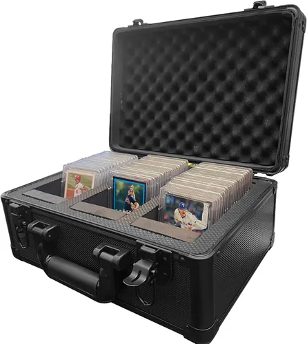 Vista 8 de EASYGO PRODUCTS Caja de almacenamiento de tarjetas graduadas Premium Trading Sports Card BGS PSA SGC GMA vitrina divisores de espuma béisbol, 2
