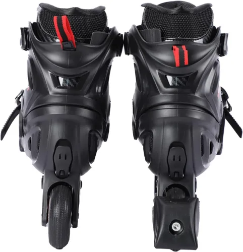 Vista 2 de Ferrari - Patines en línea ajustables, divertidas cuchillas para niños, patines para principiantes para niñas, hombres y mujeres
