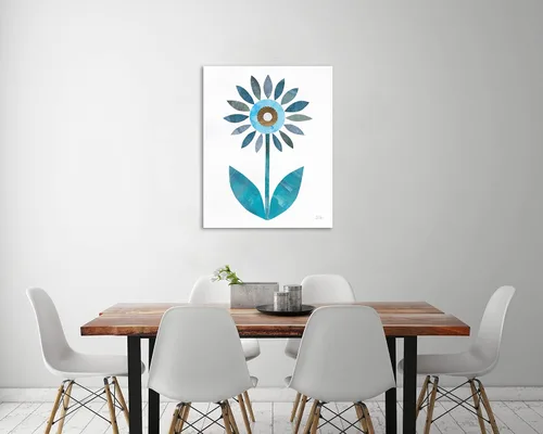 Vista 3 de Jaxson Rea "Retro Blooms III Gallery Wrapped Canvas by Melissa Averinos, 12" x 15