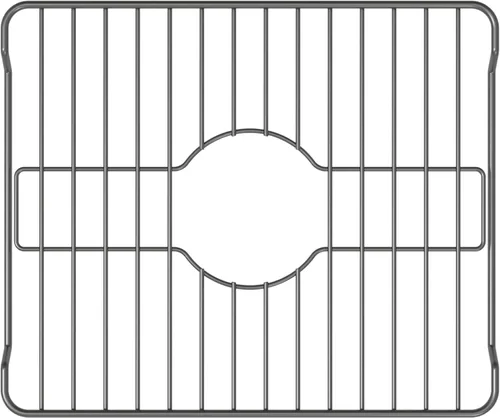 Vista 15 de Better Houseware Protectores de fregadero para fregadero de cocina, rejilla protectora de metal, 12 x 10.25 x 1 pulgadas, tapete negro