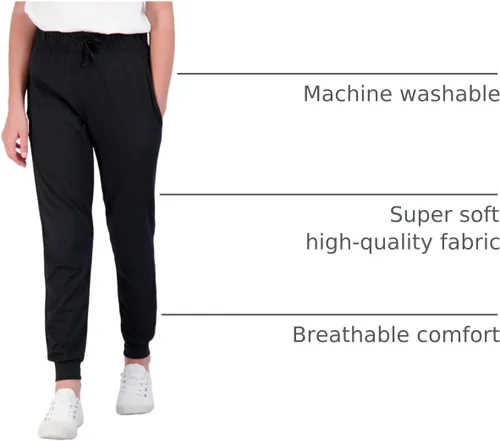 Vista 23 de Real Essentials Paquete de 3: pantalones deportivos casuales para niñas (de 7 a 16 años)