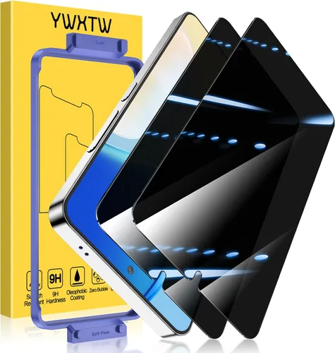 Vista 14 de YWXTW EZ Alignment - Protector de pantalla para Samsung Galaxy Z Flip 6/Z Flip 7 FE, 2 protectores de pantalla de vidrio templado frontal + 1 juego
