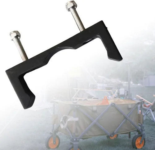 Vista 4 de Gralara Utility Wagon Cart Pull Push Handle Piezas de hebilla fija, hebilla de fijación compacta para jardín, pesca, accesorios de compras