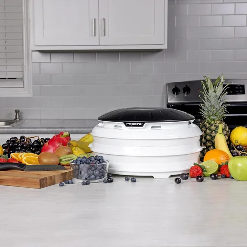 Vista 10 de Deshidratador eléctrico de alimentos Presto Dehydro 06300, Estándar, talla única , Blanco