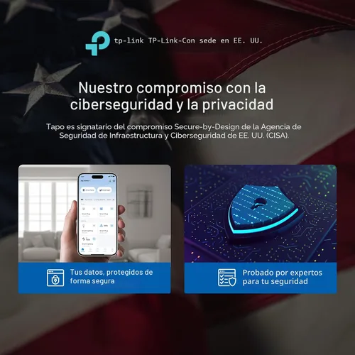 Vista 9 de Tapo Concentrador central de hogar inteligente para dispositivos inteligentes: conecta hasta 16 nuestras cámaras y 64 sensores Sub-G, almacenamiento