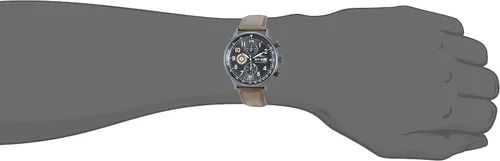 Vista 5 de Reloj analógicoAV-4011Hawker Hurricane, con mecanismo de cuarzo japonés, con correa de piel, de AVI-8