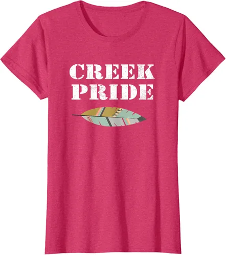 Vista 11 de Creek Native American Pride - Camiseta, Negro, S