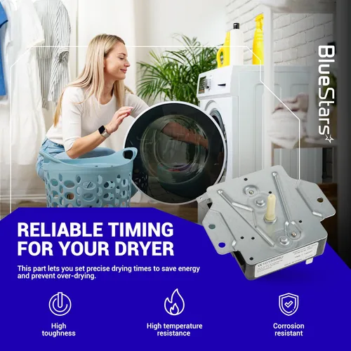Vista 4 de BlueStars W10185982 Temporizador de secadora compatible con secadores Whirlpool Amana Kenmore Admiral Crosley Roper Inglis – Reemplaza 1546812