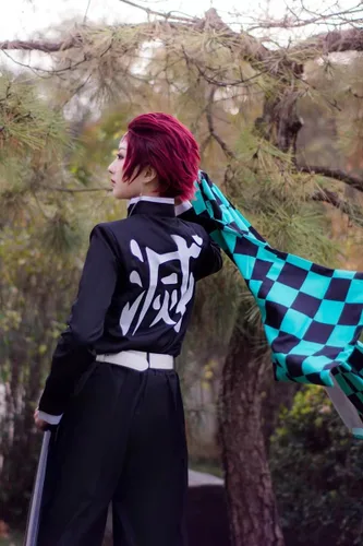 Vista 5 de Disfraz de cosplay unisex para adultos, chaqueta, uniforme con disfraz de anime cosplay, kimono
