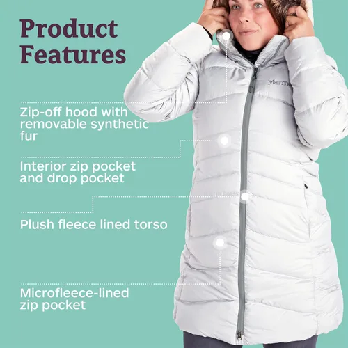 Vista 5 de Marmot Moderno para mujer gris (Glacier Grey)