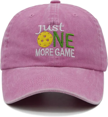 Vista 9 de Waldeal Pickleball Hat,Adjustable Embroidered Washed Baseball Cap for Men Women