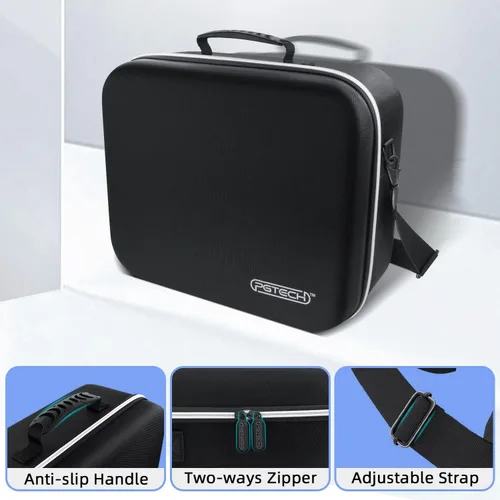 Vista 5 de Mcbazel Estuche De Transporte Para PS VR2, Bolsa De Viaje Bolsa De Almacenamiento Duro EVA Funda Protectora Portátil Con Protector De LenteCorrea De