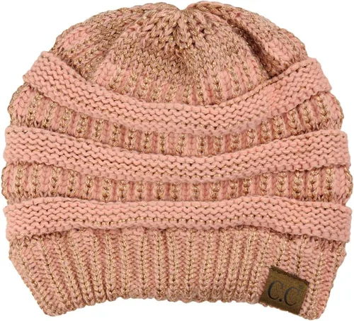 Vista 645 de C.C Trendy Warm Chunky Soft Stretch Cable Knit Beanie