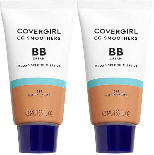 Vista 14 de COVERGIRL Smoothers - Crema BB ligera, Fair to Light 805, 1.35 onzas (el embalaje puede variar) Ligero Hidratante 10 en 1 Potenciador de la piel