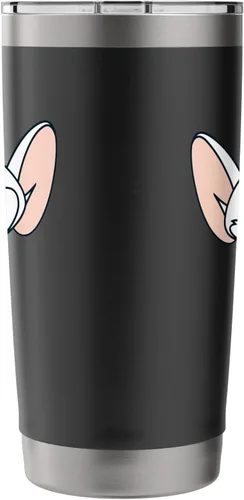 Vista 2 de Pinky and the Brain Vaso aislado de acero inoxidable Brain