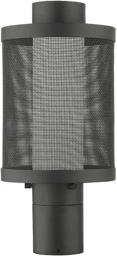 Vista 3 de Livex Lighting 20684-91 - Luz de poste de níquel cepillado (1 luz)