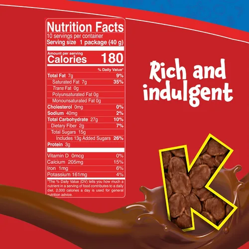 Vista 2 de Ricolino Kranky Corn Flakes con revestimiento de chocolate con sabor artificial, 14.1 onzas, caja de 10