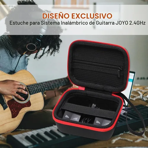 Vista 5 de LTGEM - Funda para sistema de guitarra inalámbrica JOYO JW-03