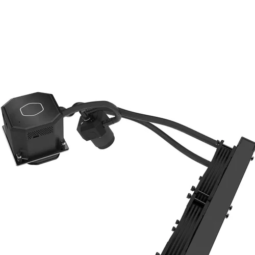 Vista 9 de Cooler Master MasterLiquid ML360 SUB-Zero, enfriador líquido de CPU AIO alimentado por tecnología Intel Cryo Cooling, bomba de enfriamiento