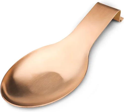 Vista 25 de VanlonPro Soporte de cuchara de acero inoxidable, soporte para cucharón de espátula, soporte para cuchara de utensilios de acero inoxidable, acabado